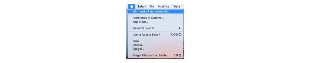 Informazioni su un Mac